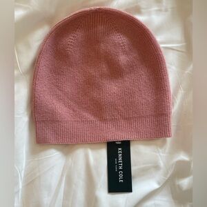 Matching Kenneth Cole cashmere blend beanie and scarf